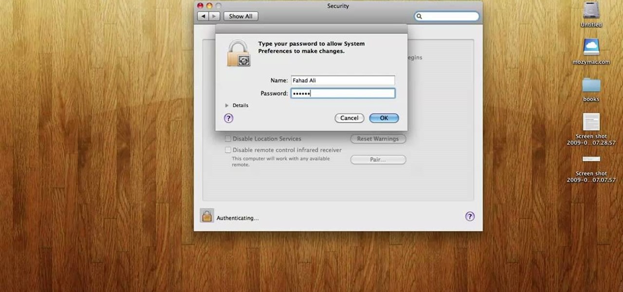 enable automatic login for mac